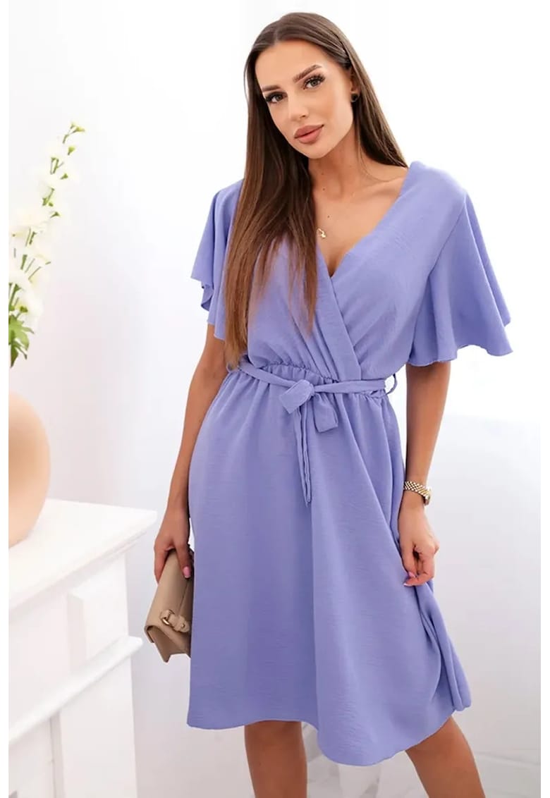 Rochie cu cordon in talie -