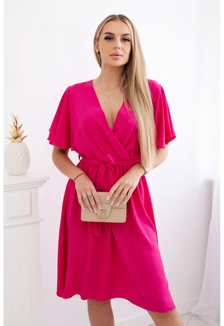 Rochie cu cordon in talie -