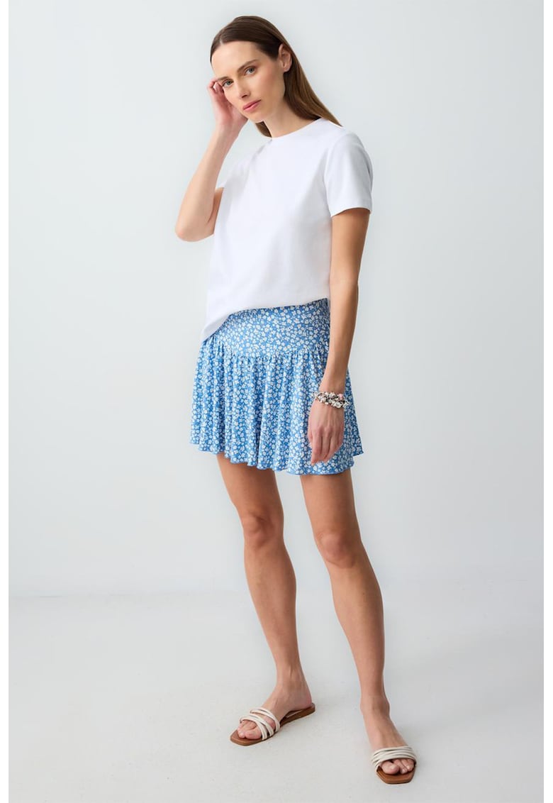 Fusta mini cu model floral