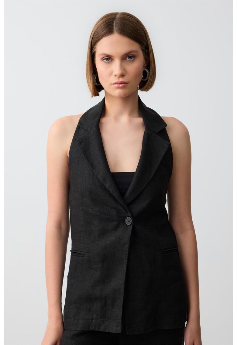 Vesta eleganta de in cu decolteu halter Vesta eleganta de in cu decolteu halter