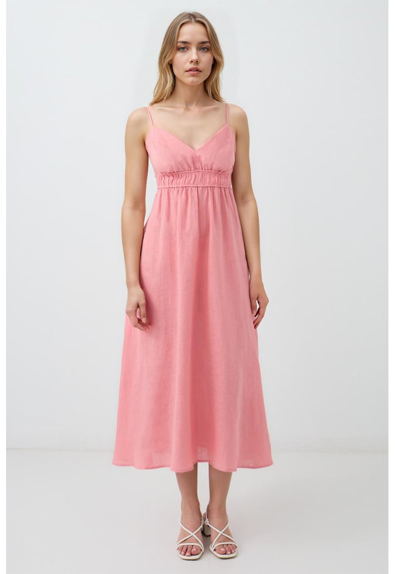 Rochie evazata de in cu decolteu in V