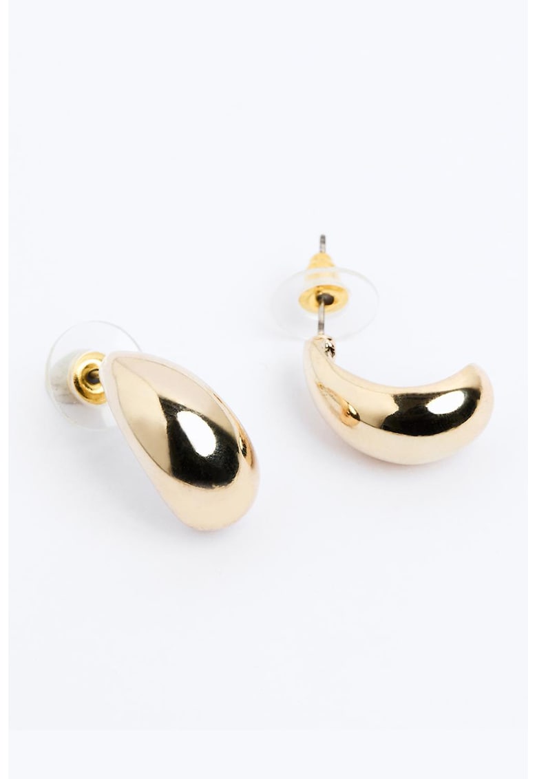 Cercei cu tija si model lacrima