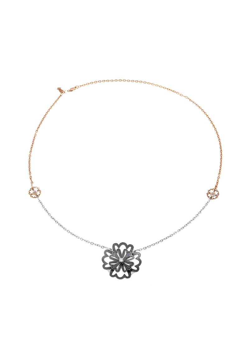 Colier Diamond black - rose and white Faith