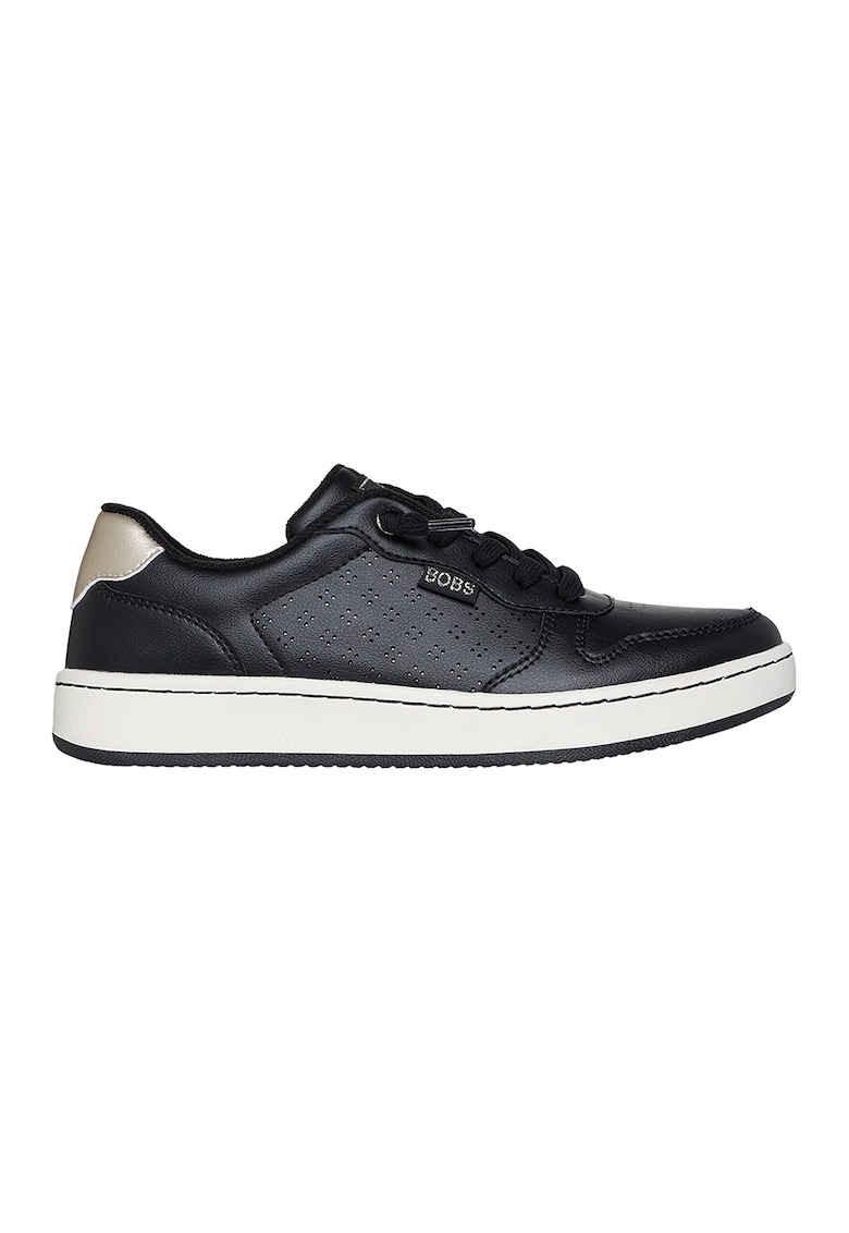 Pantofi sport Cute Court-Luxe Kicks din piele ecologica - Auriu/Negru