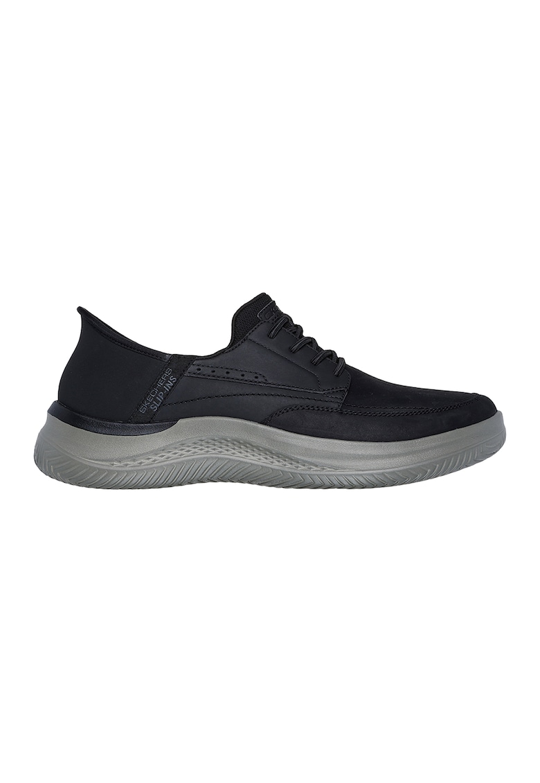 Pantofi sport Hasting Rory Slip-ins® din piele si piele ecologica - Negru