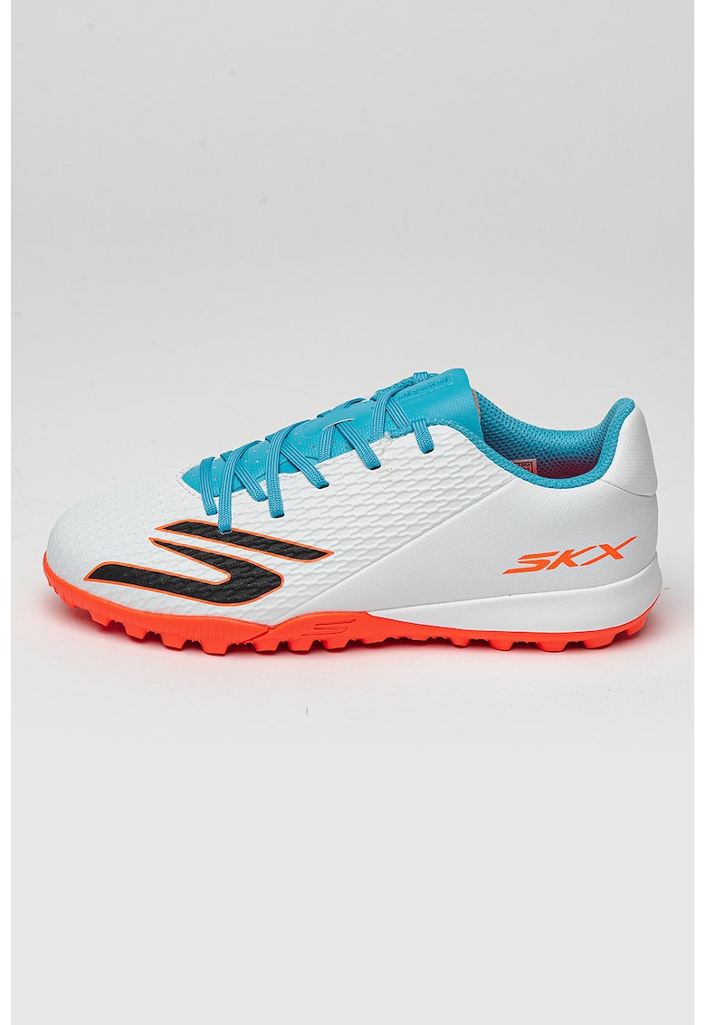 Ghete de fotbal de piele ecologica cu aspect texturat SKX 2 JR