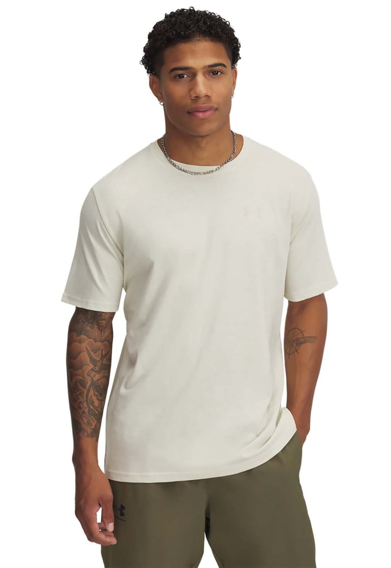 Tricou lejer Lockup - Alb fildes