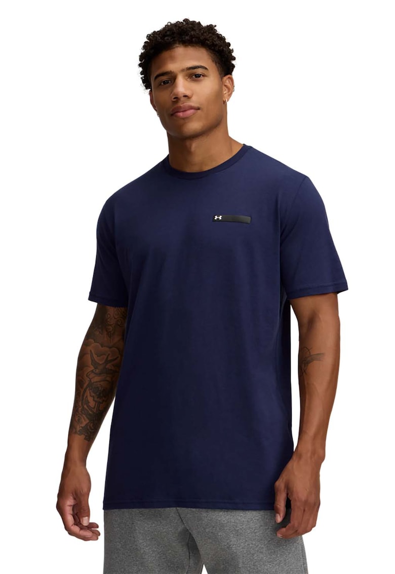 Tricou relaxed fit cu logo discret