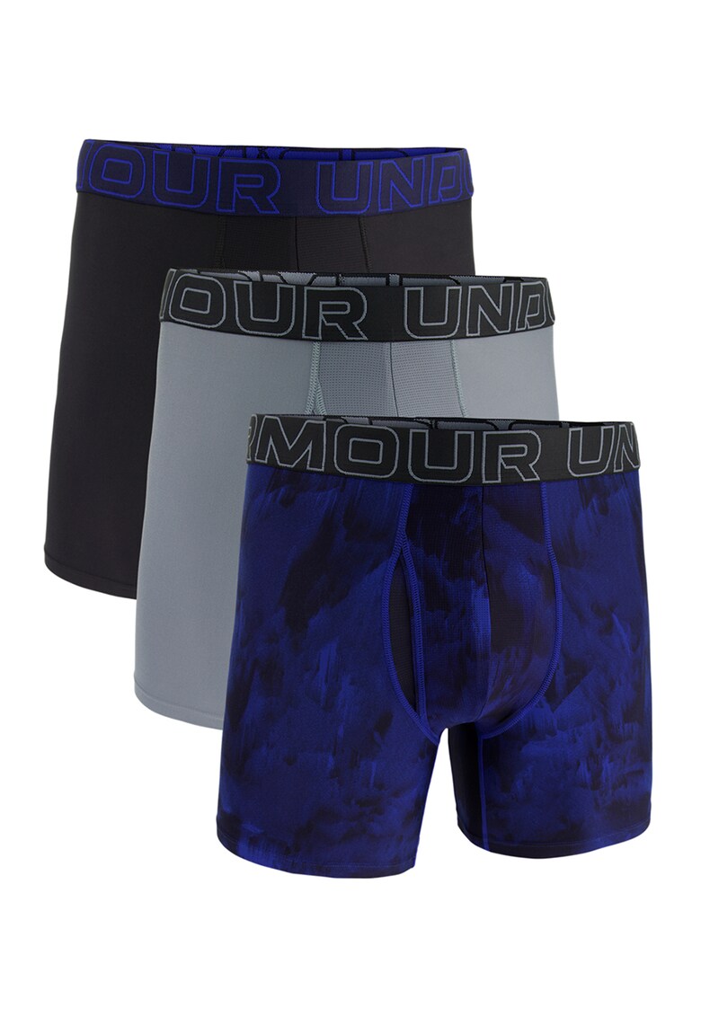 Set de boxeri cu banda logo in talie - 3 perechi