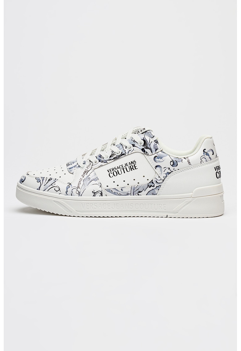 Pantofi sport din piele cu model logo