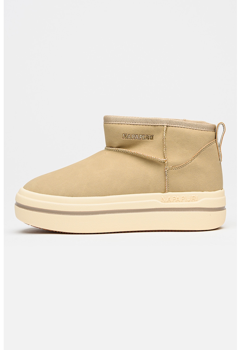Ghete slip-on flatform - Grej