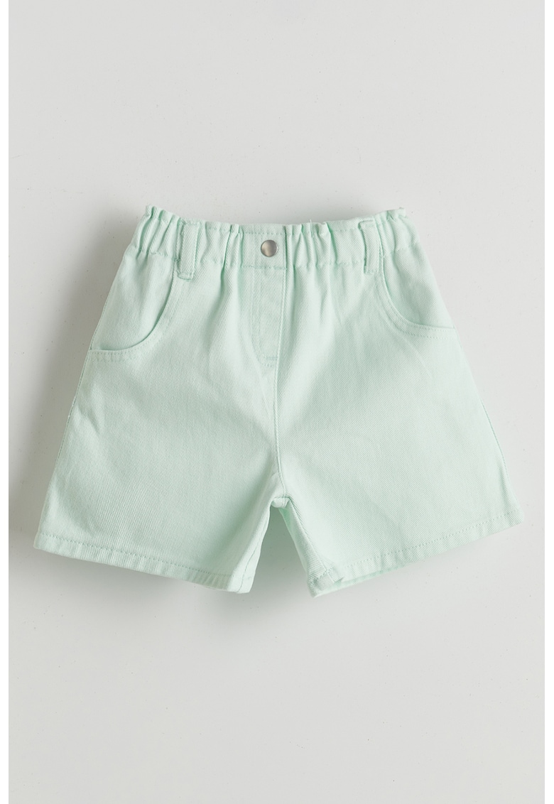 Pantaloni scurti uni cu talie elastica