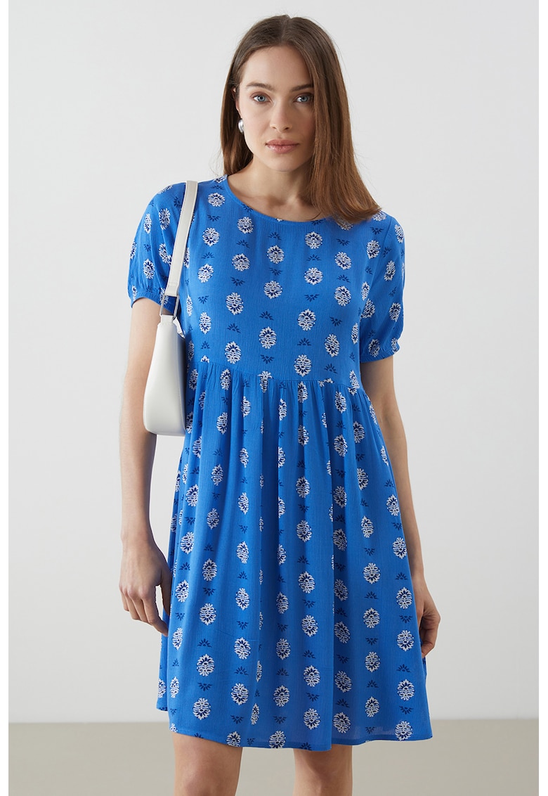 Rochie evazata cu model grafic