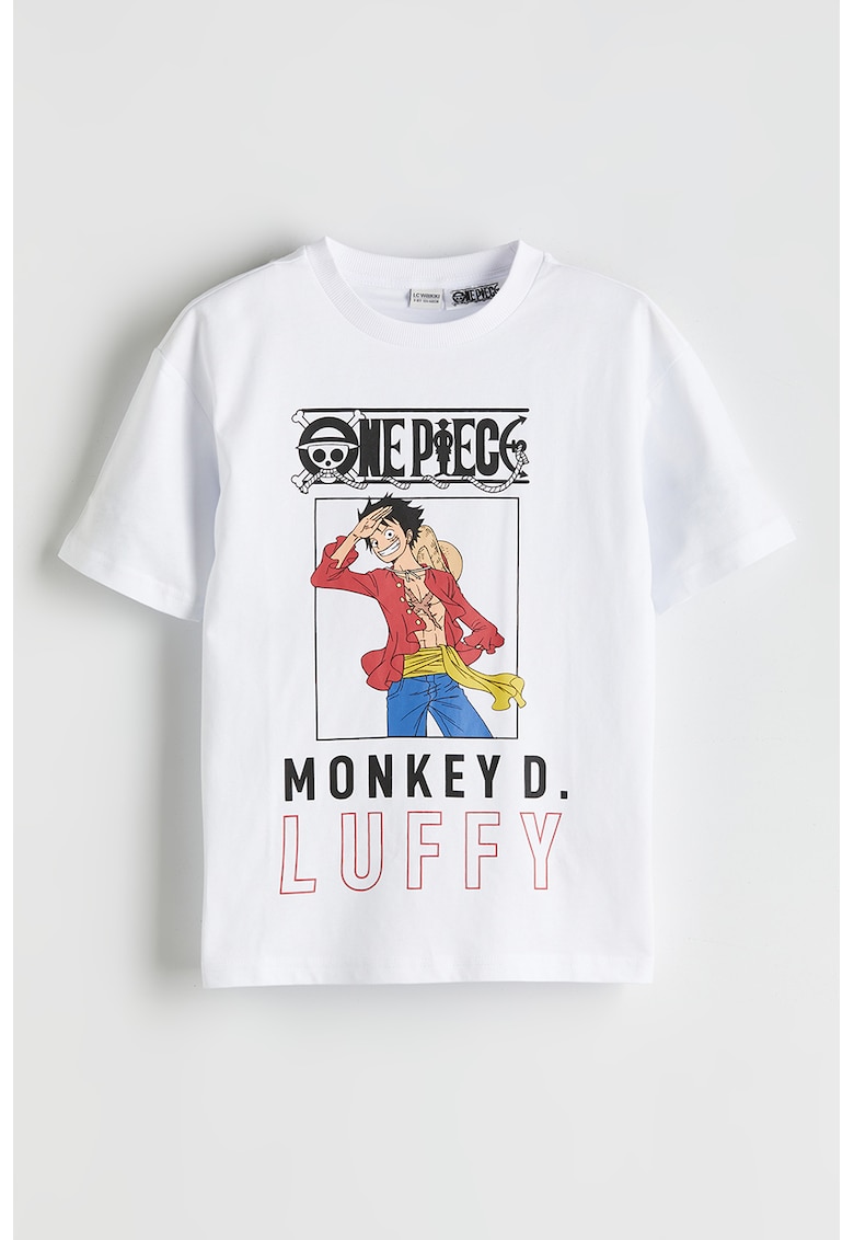 Tricou de bumbac cu imprimeu One Piece