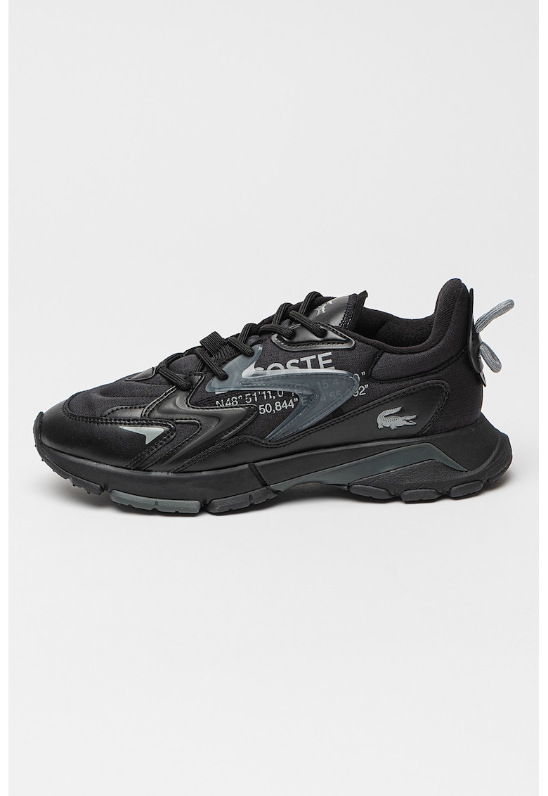 Pantofi sport cu garnitura din piele nabuc Neo Tech Pantofi sport cu garnitura din piele nabuc Neo Tech