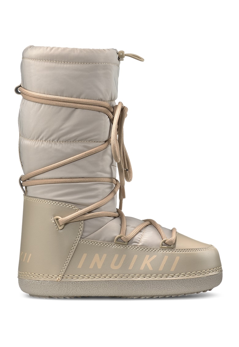 Cizme fara inchidere - cu captuseala de lana - lungi pana la genunchi