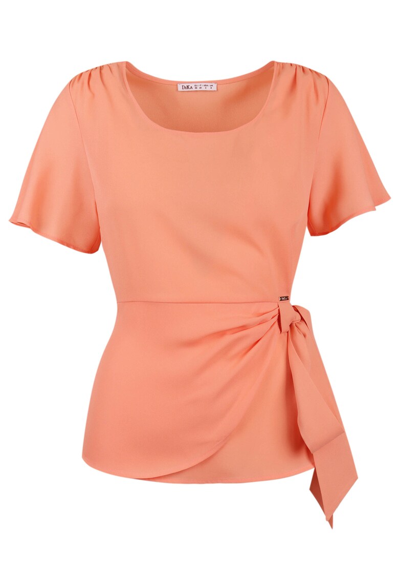 Bluza cu panglici decorative in talie