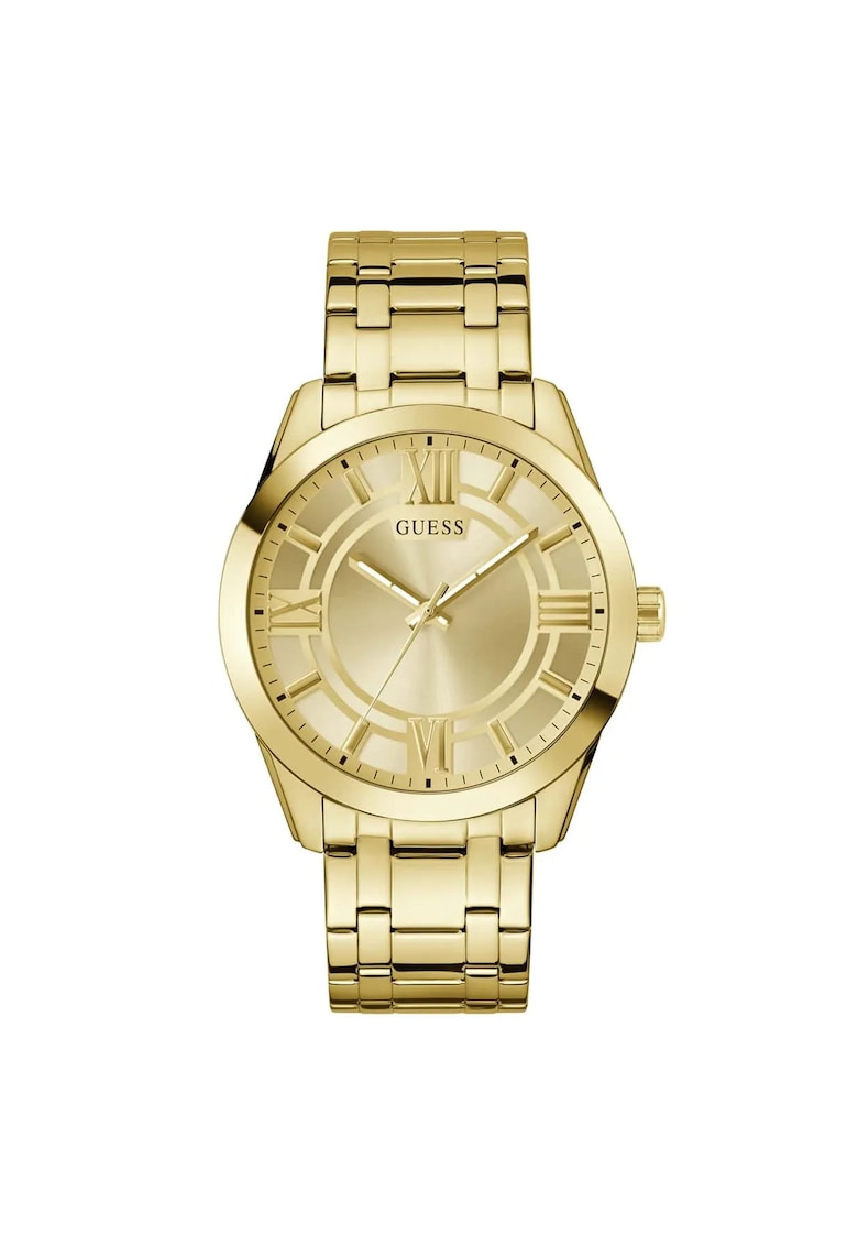 Ceas barbatesc model GW0893G5 - mecanism quartz - culoare a carcasei aurie - curea din otel - 44mm