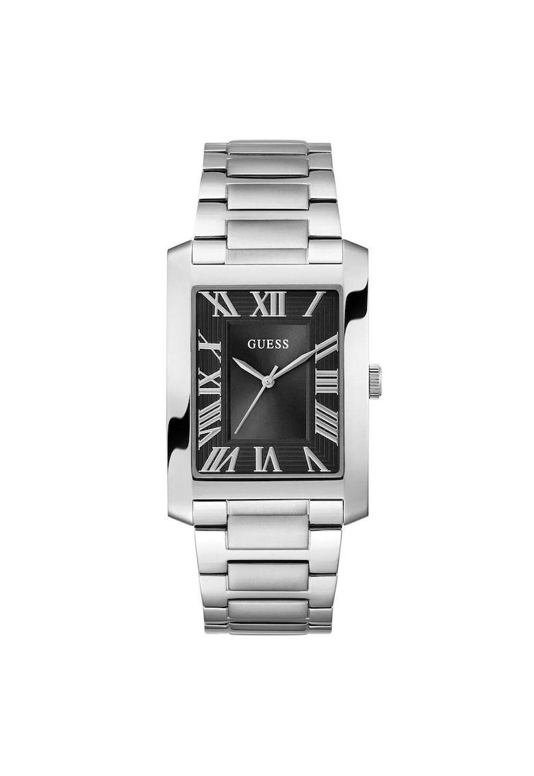 Ceas barbatesc GW0896G1 - Quartz - 34mm - negru - curea din otel argintie