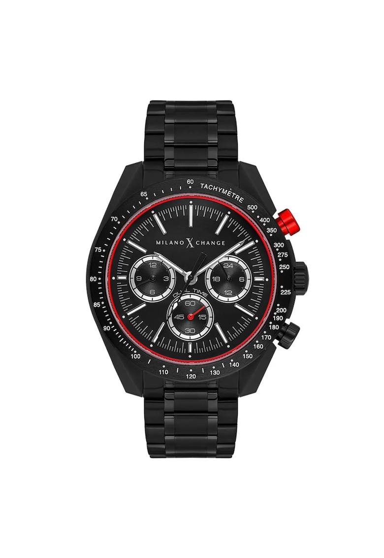 Ceas barbatesc  MXG3120 - 43mm - curea din otel - rezistent la apa 5 ATM - negru