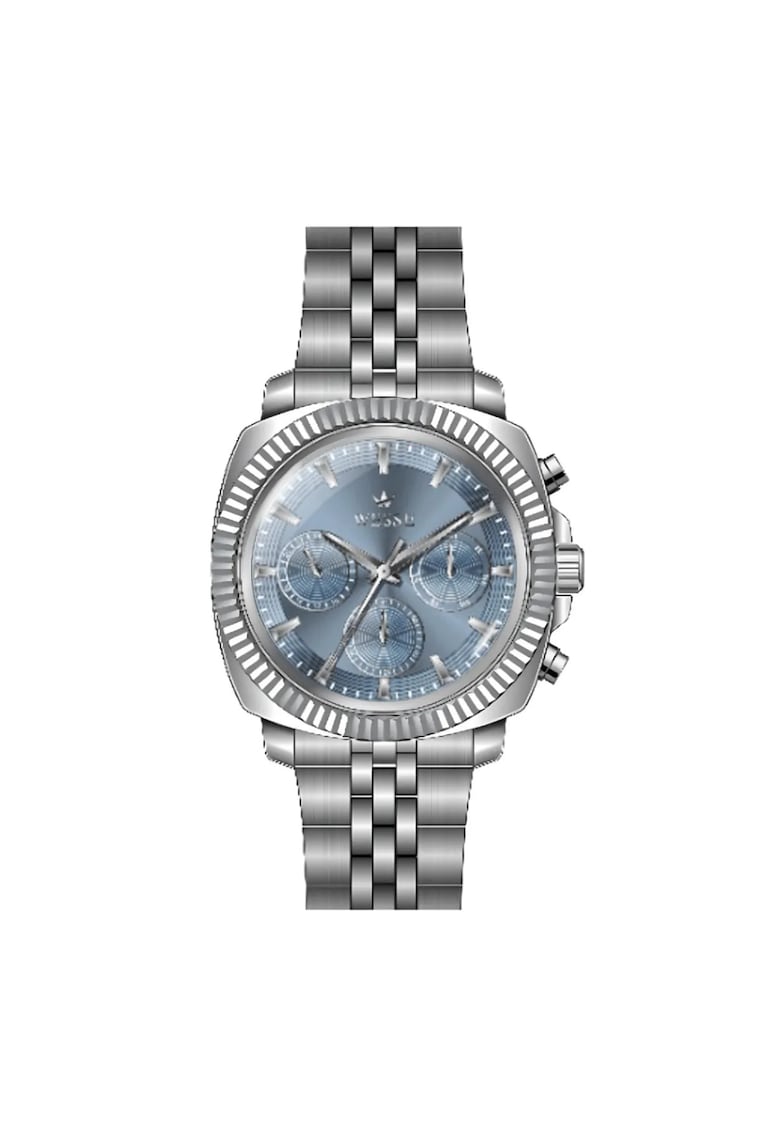 Ceas barbatesc WWG210001 - curea din otel - gri metalizat - cadran albastru - 42mm Ceas barbatesc WWG210001 - curea din otel - gri metalizat - cadran albastru - 42mm