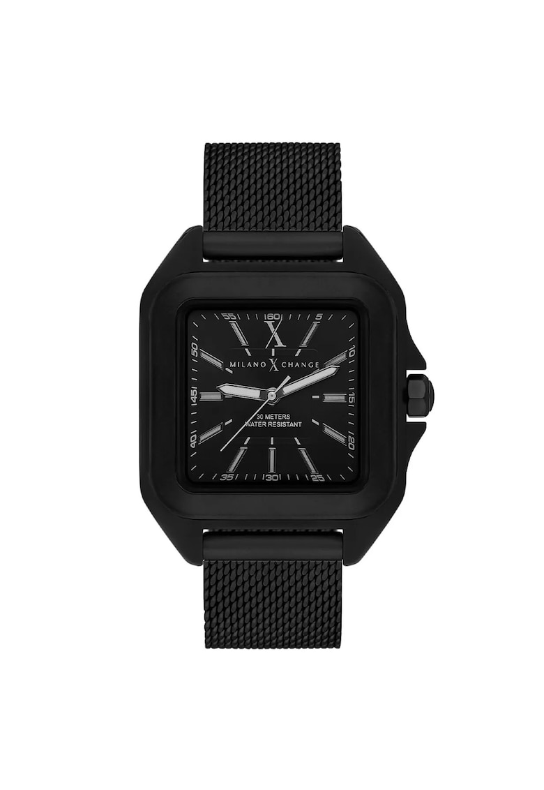Ceas barbatesc MXU10005 - 38mm - curea metalica - negru Ceas barbatesc MXU10005 - 38mm - curea metalica - negru