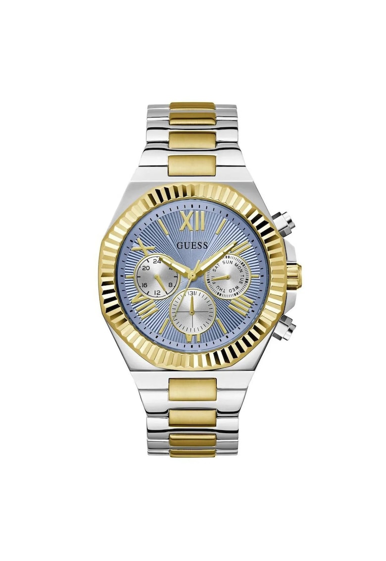 Ceas barbatesc GW0703G3 quartz albastru argintiu 46mm