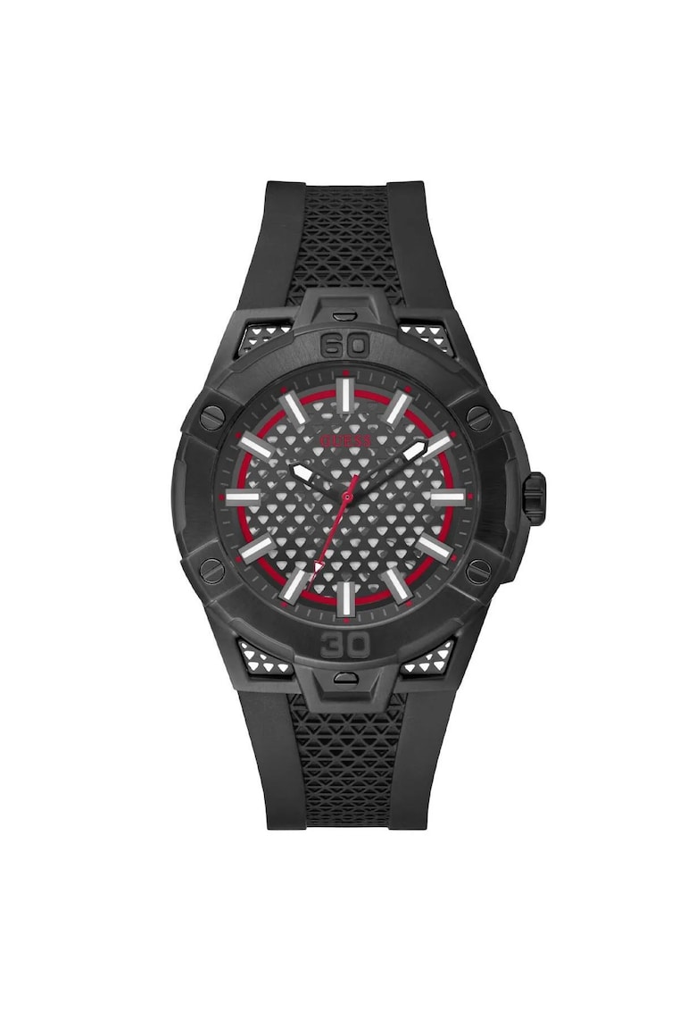 Ceas barbati GW0712G1 negru silicon 44mm