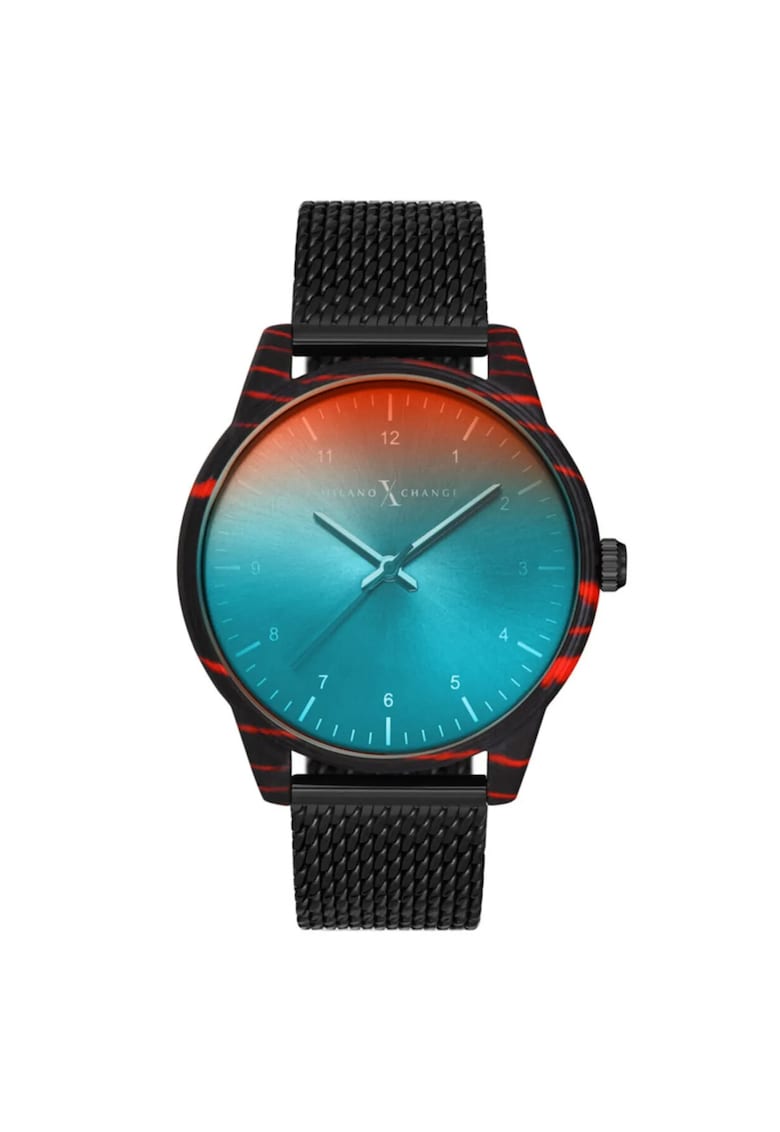 Ceas barbatesc MEX3109 - 43mm - curea textila - negru