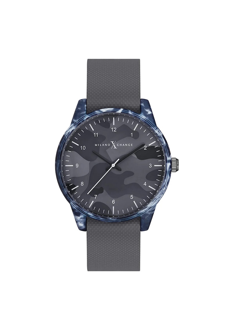 Ceas barbati MEX3108 gri 43mm silicon