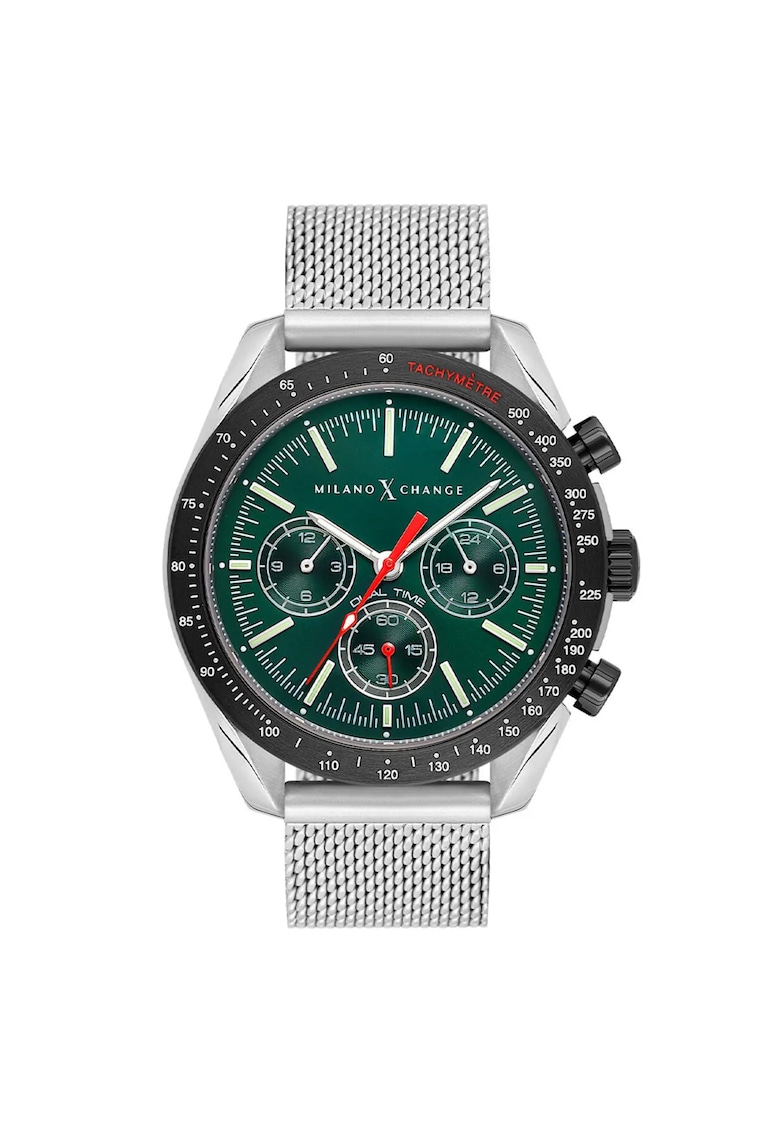 Ceas barbati MXG3121 - quartz - gri metalizat - 43mm - otel - 5 ATM Ceas barbati MXG3121 - quartz - gri metalizat - 43mm - otel - 5 ATM