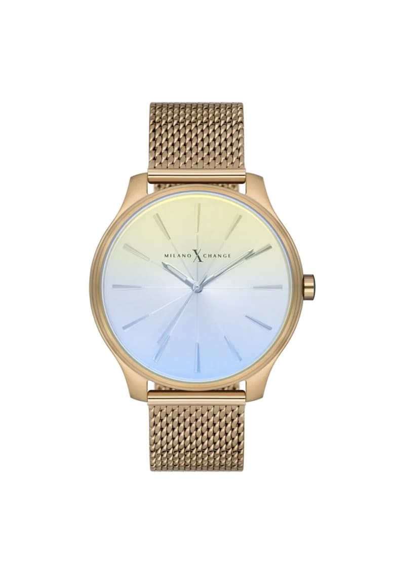 Ceas barbatesc MEX3204 auriu 44mm textil