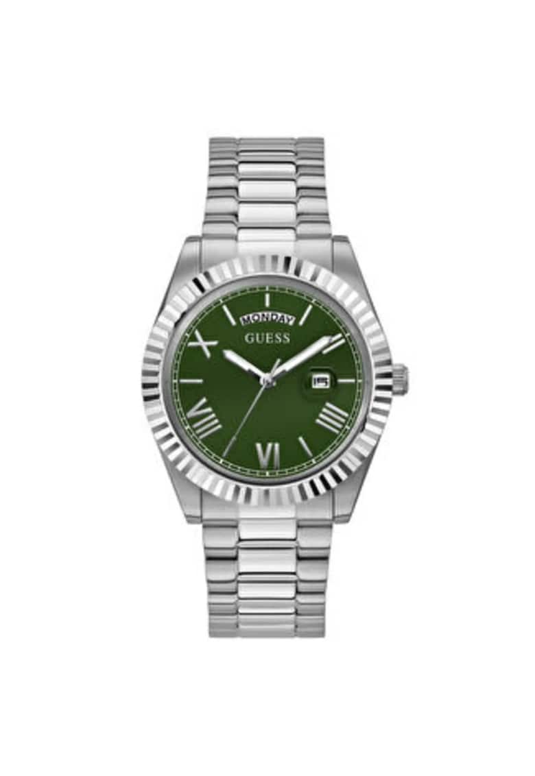 Ceas barbatesc model GW0265G10 - 41-46 mm - curea din otel - 5 ATM - argintiu/verde Ceas barbatesc model GW0265G10 - 41-46 mm - curea din otel - 5 ATM - argintiu/verde