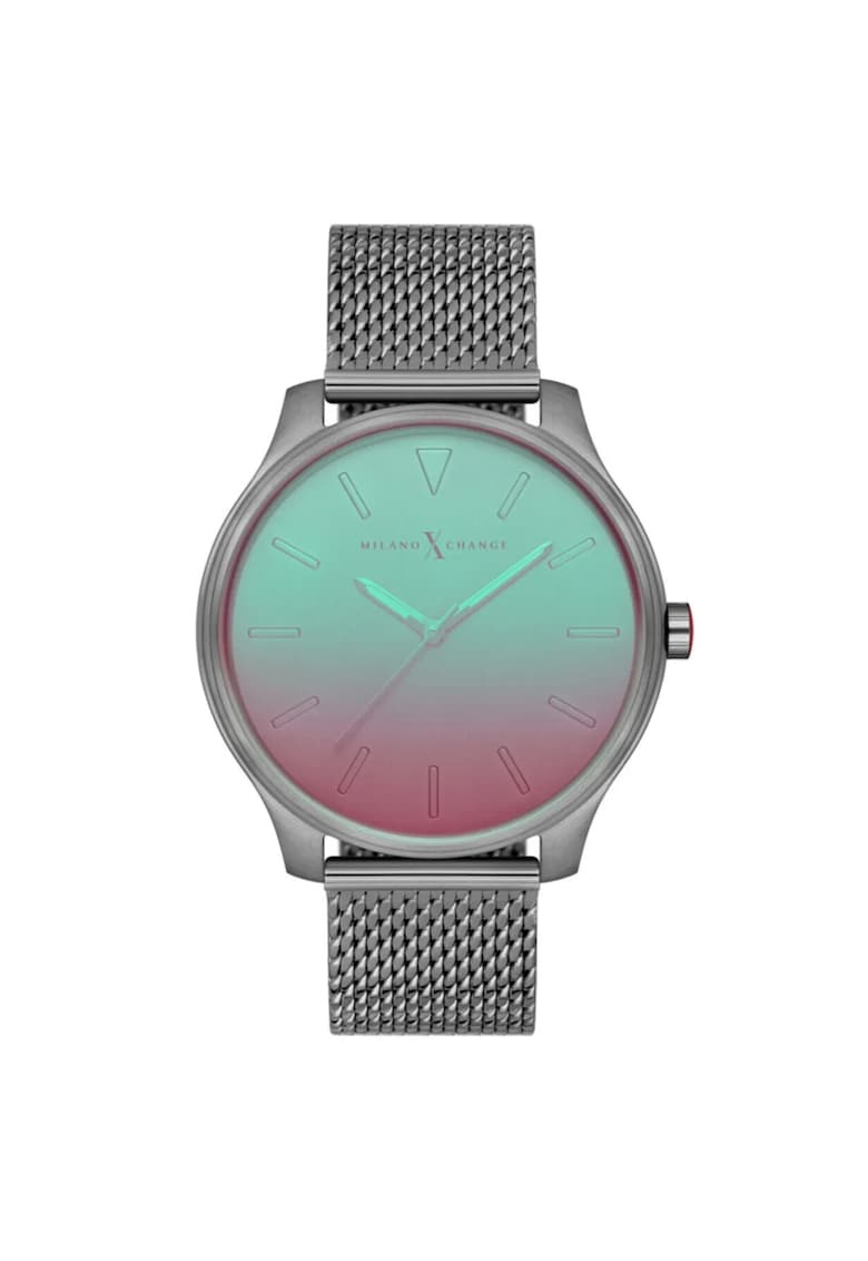 Ceas barbatesc MEX3201 44mm - curea textila gri - rezistenta la apa 3 ATM