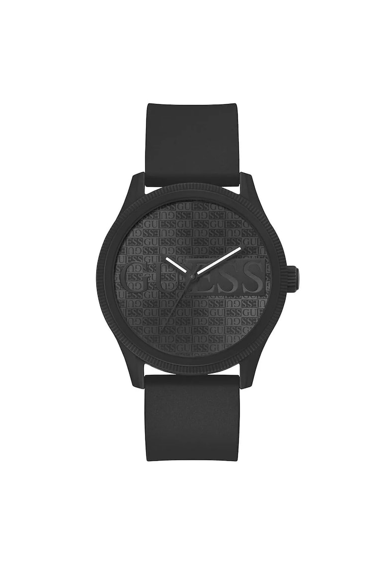 Ceas sportiv barbati model GW0780G3 - curea silicon neagra - carcasa silicon 45mm - rezistent la apa 3 ATM