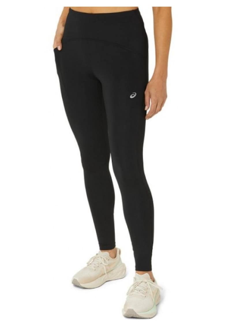 Pantaloni colanti - croiala mulata - negru - fibra de poliester - elastan -