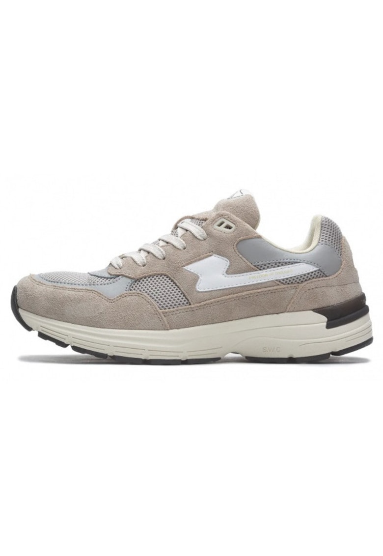 Pantofi sport barbati - piele intoarsa - multicolor -