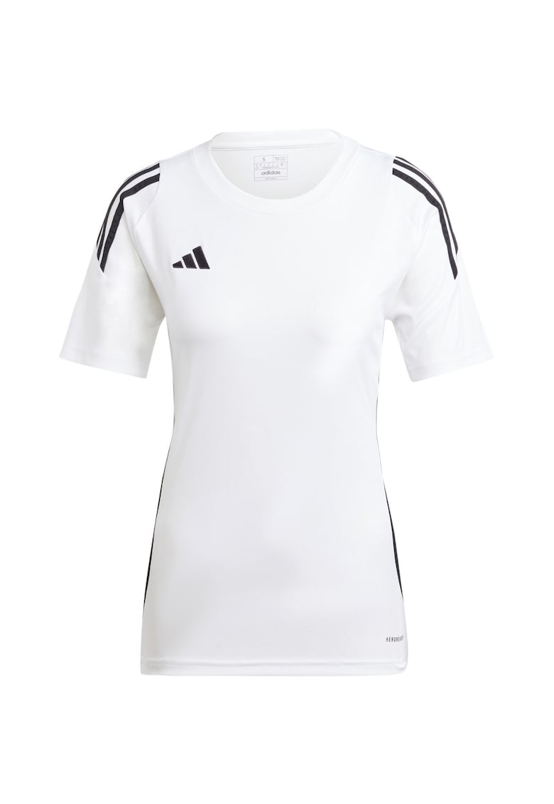 Tricou sport dama Tiro poliester - alb/negrudwq - Alb/Negru