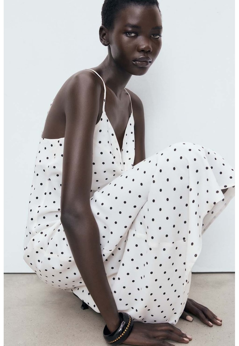 Rochie midi cu decolteu drapat