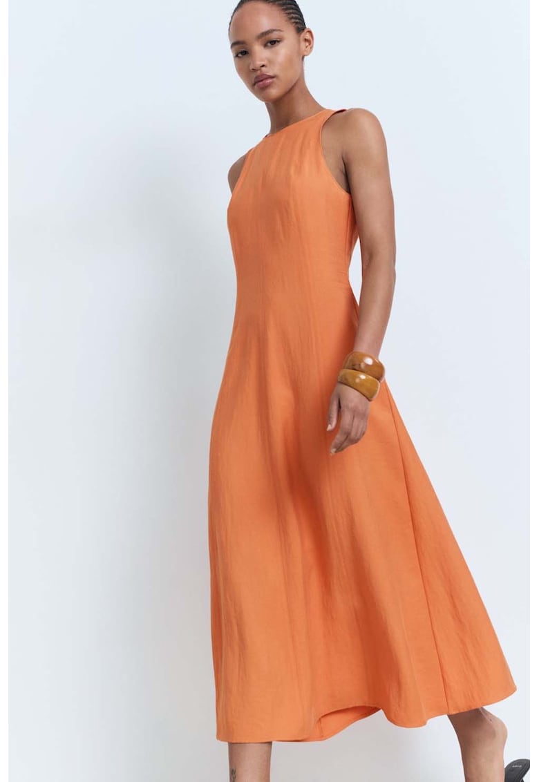 Rochie midi vaporoasa