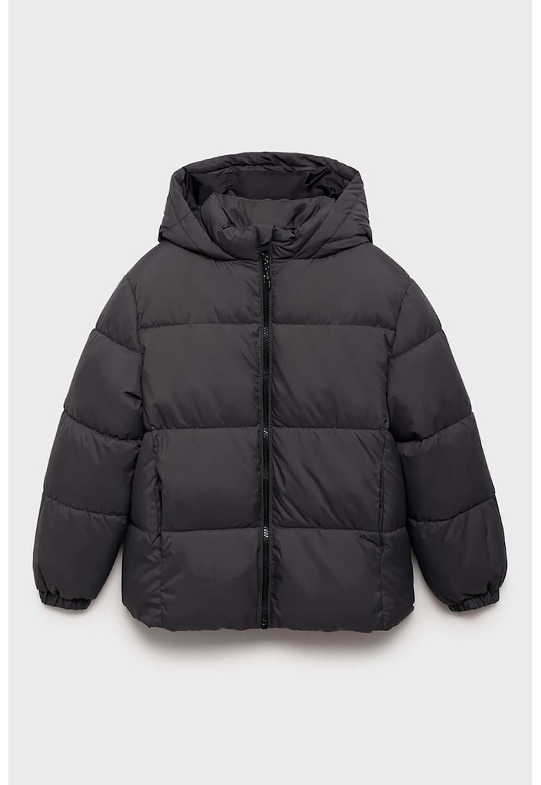 Geaca cu gluga si eticheta interioara pentru nume