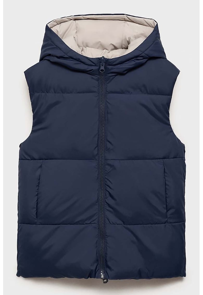 Vesta reversibila cu gluga