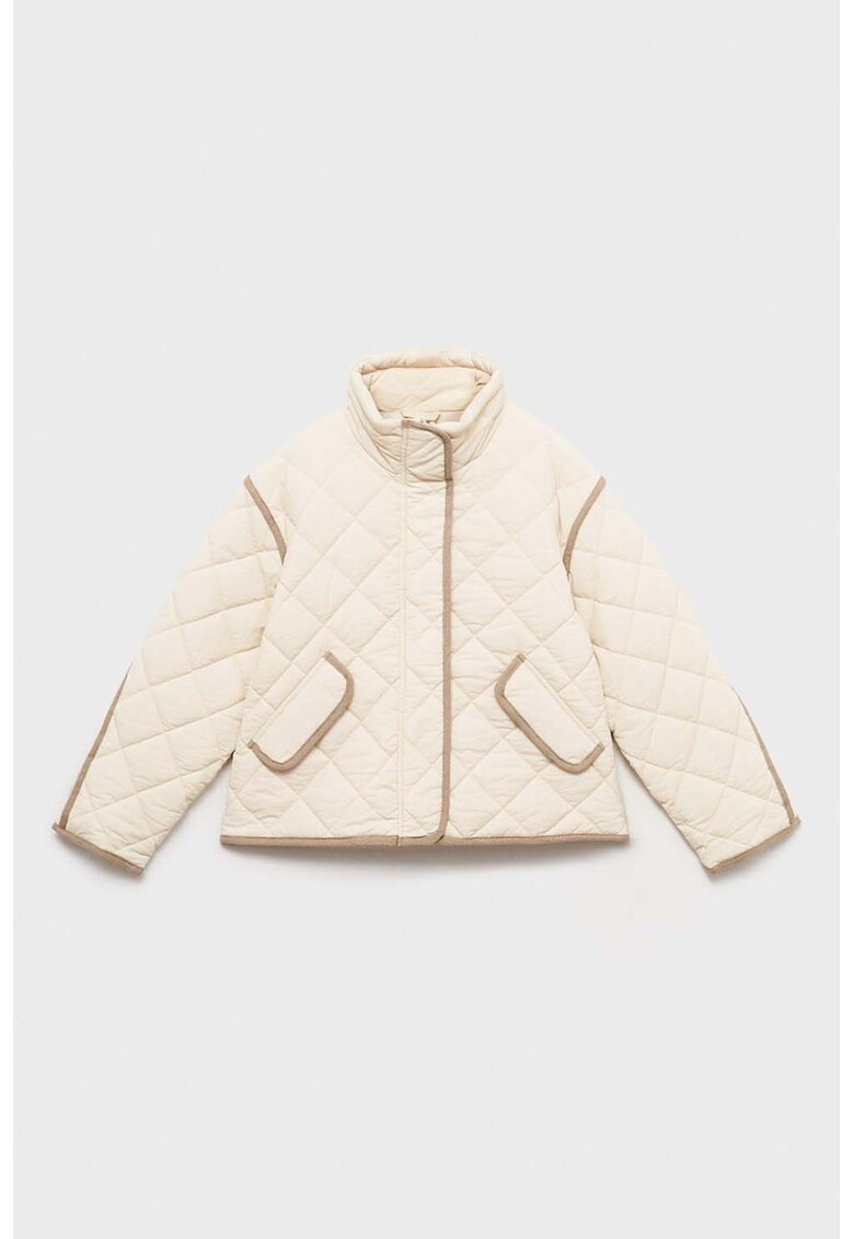 Jacheta matlasata cu guler mediu