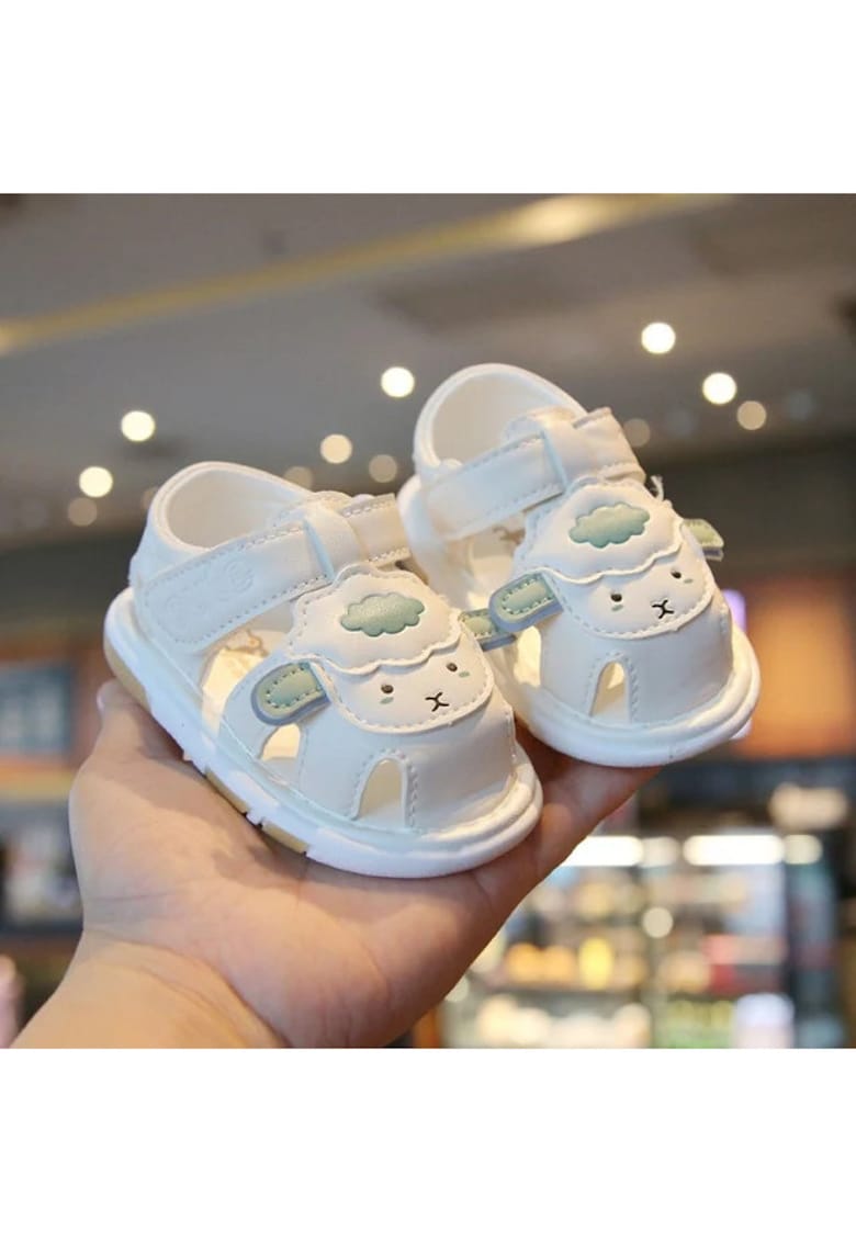 Sandale Cu Piuitoare - Model Oita - Piele Ecologica - Velcro - Baieti - Fete