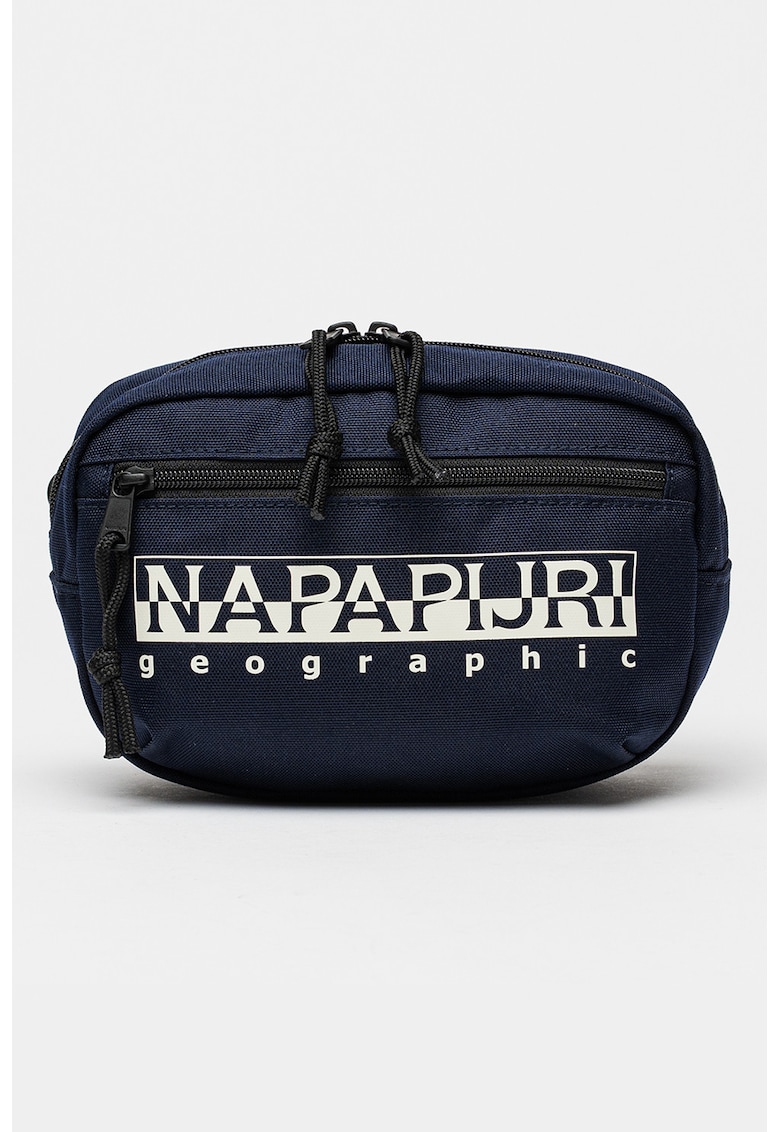 Borseta din material textil cu detaliu logo