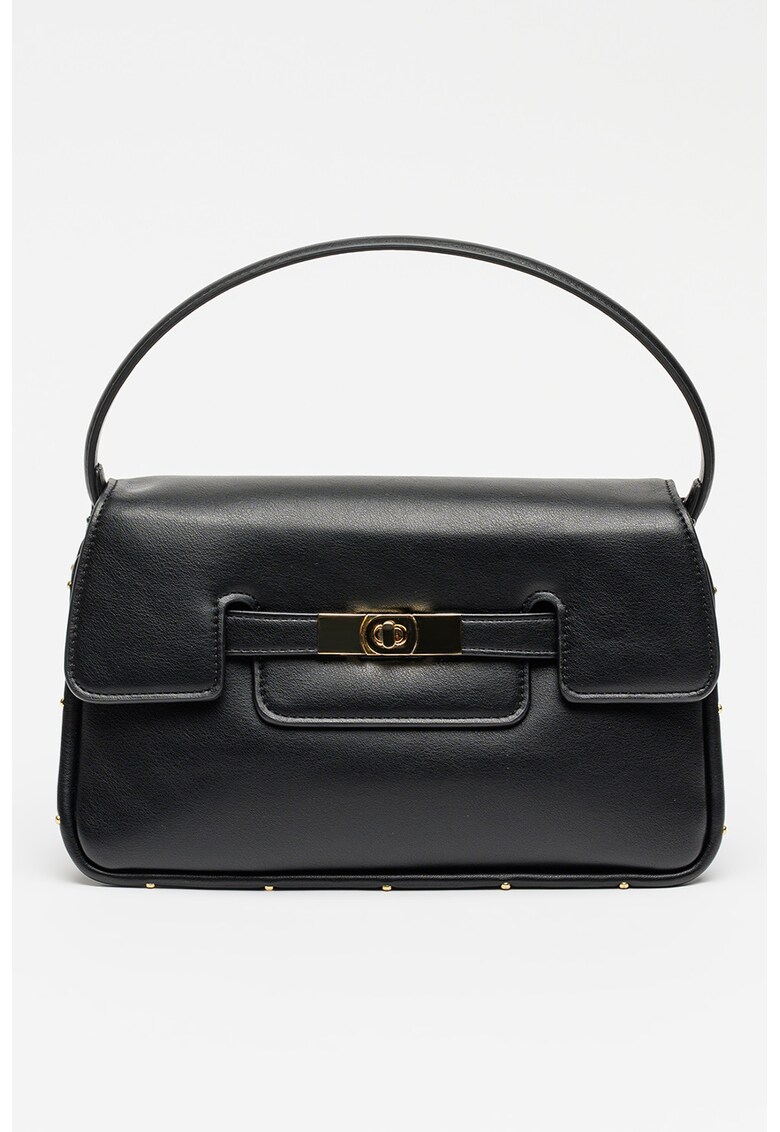 Geanta din piele ecologica cu maner Genziana - Negru