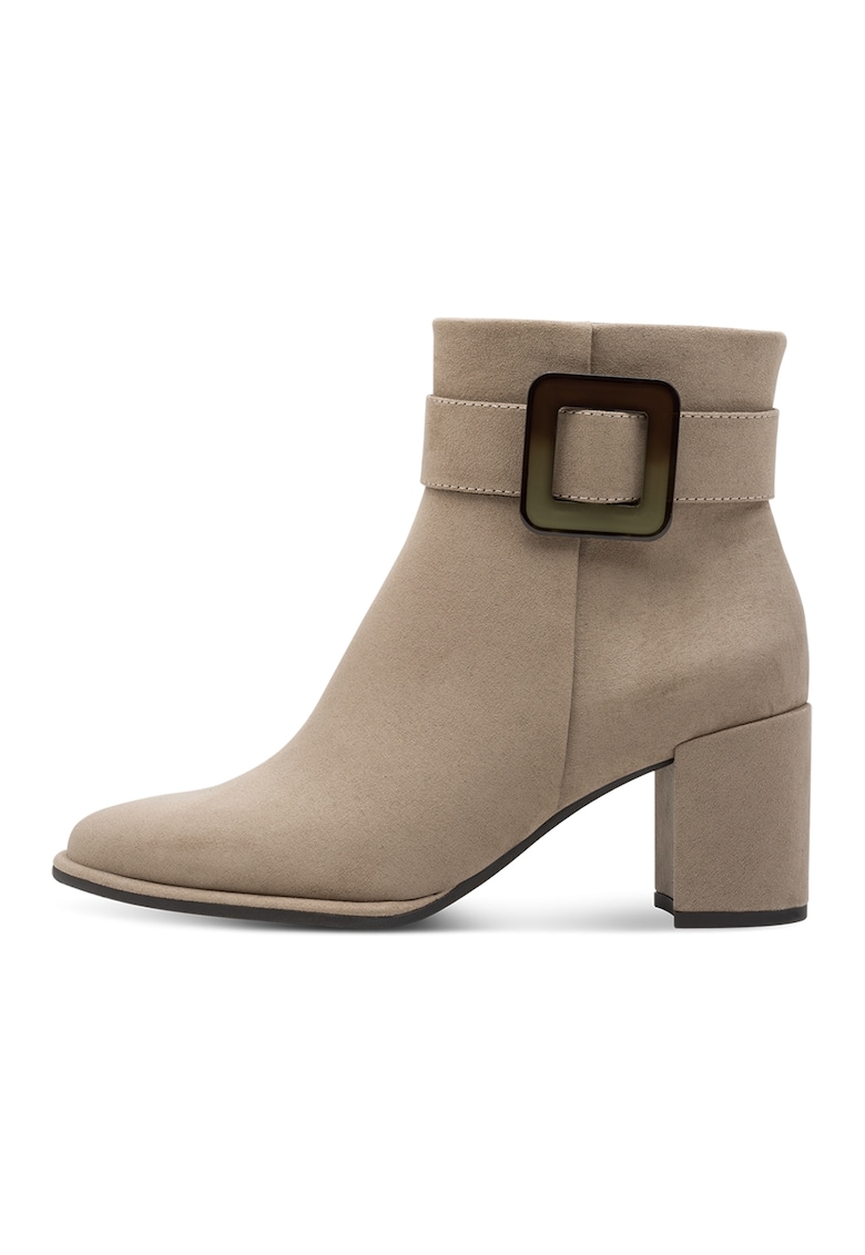 Botine cu toc si fermoar