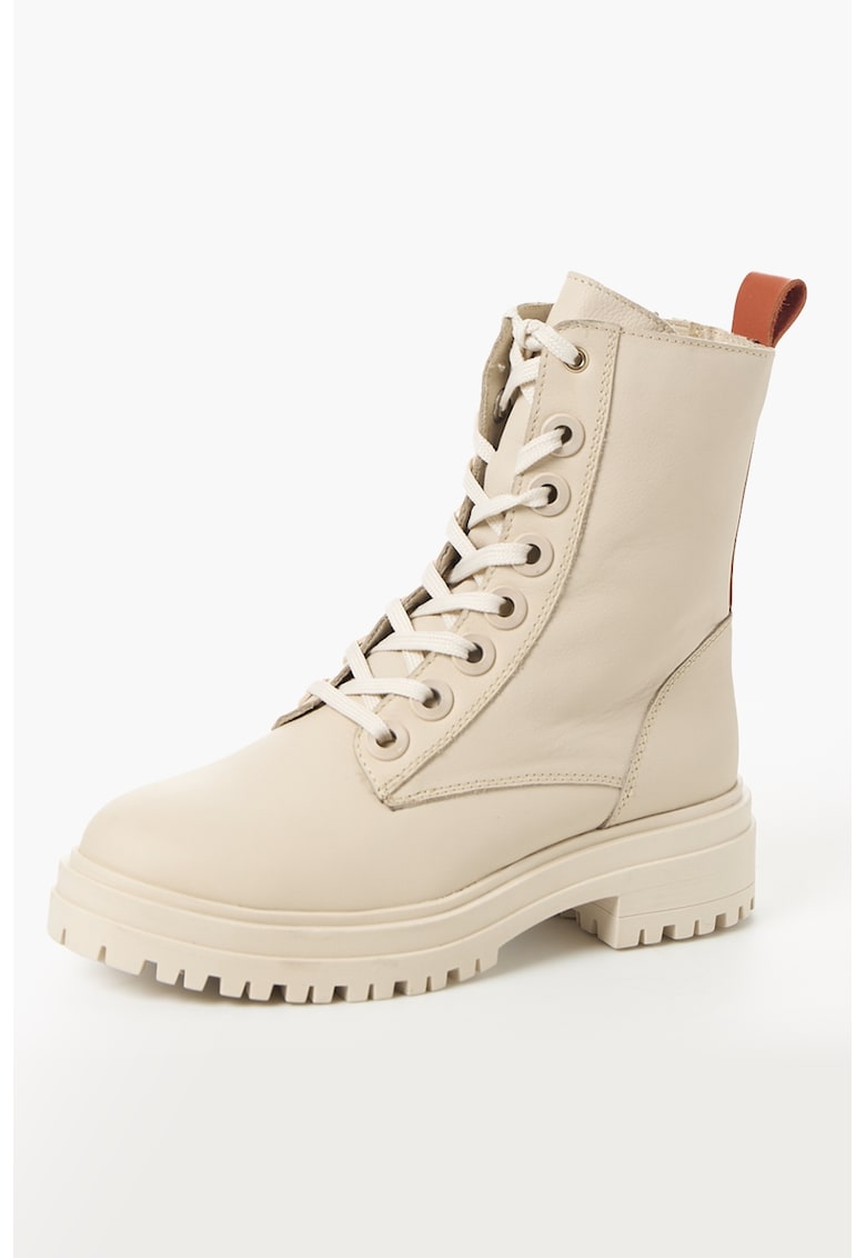 Ghete de piele - Bej