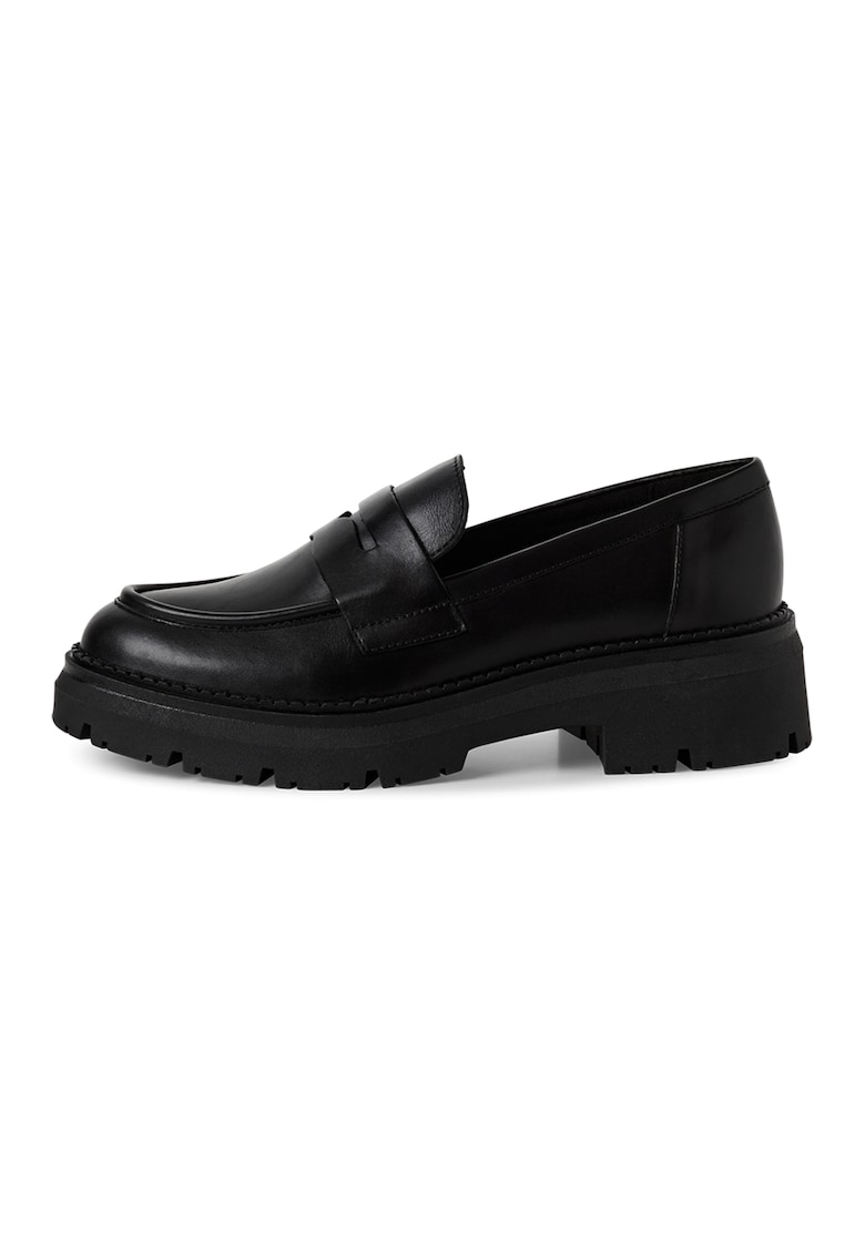 Pantofi loafer de piele cu talpa masiva