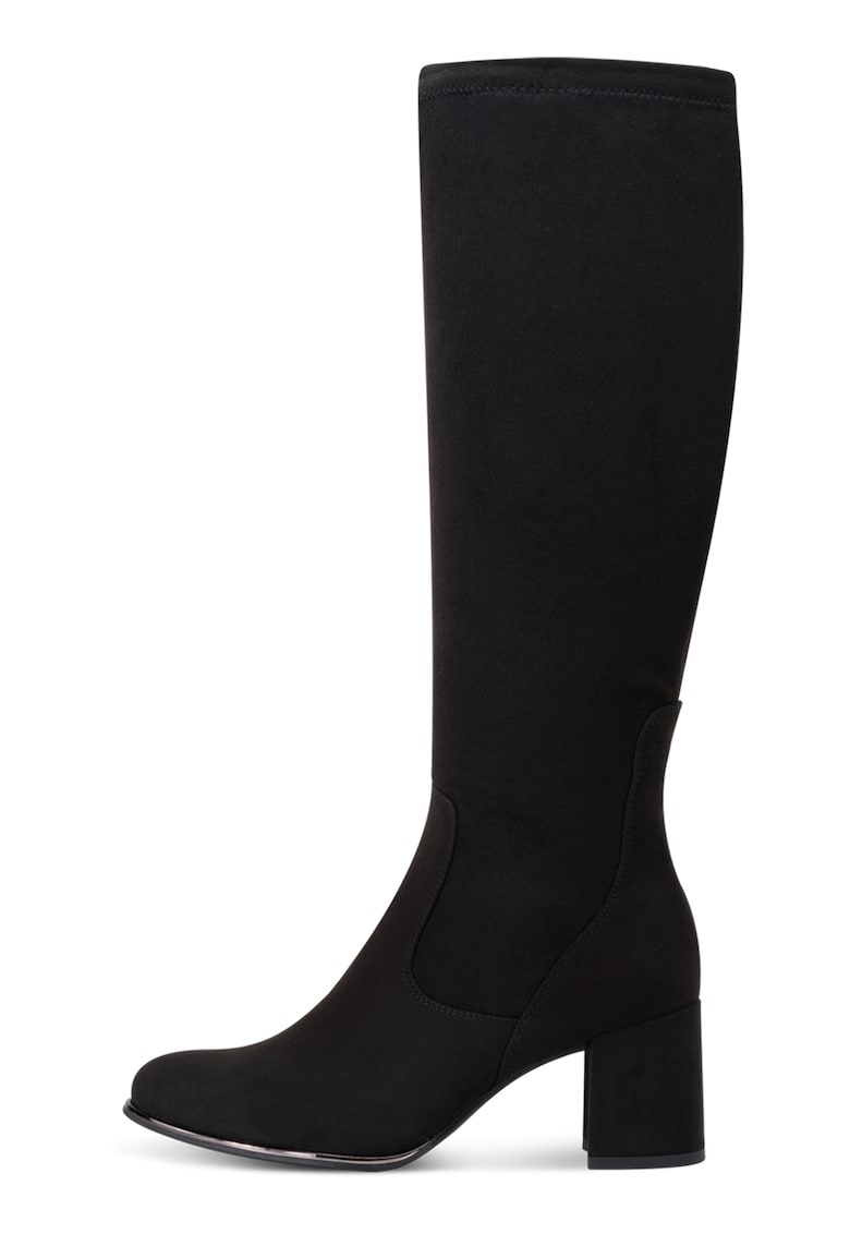 Cizme de piele intoarsa sintetica - lungi pana la genunchi